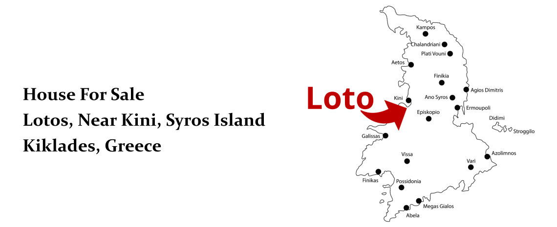 Lotos, Kini, Syros house for sale